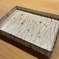 山口真人 弥七田織部皿 大皿 懐石道具 - メルカリ