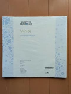 クリエイティブメモリーズ スクラップブック用紙 12インチ ホワイト 14