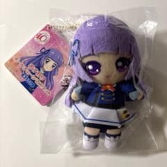 アイカツ 氷上スミレ おすわりボールチェーン マスコット ぬいぐるみ