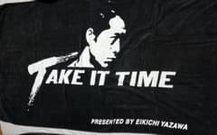 矢沢永吉 さん、スペシャル ビーチタオル TAKE IT TIME - メルカリ