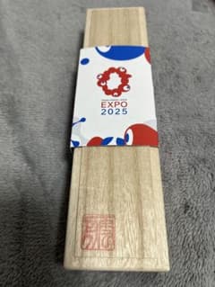 EXPO 2025 木製ボールペン 大屋根リング端材 使用ミャクミャク - メルカリ
