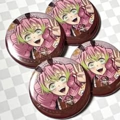 鬼滅の刃 甘露寺蜜璃 干支2026 午年 箔押し 缶バッジ 4点 新品未使用