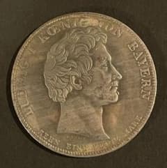 王室×博物館級】1834 バイエルン王国 記念 ルートヴィヒ1世 38mm