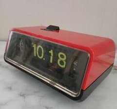 CITIZEN パタパタ時計 5RD025 昭和レトロ 赤と黒 50/60Hz - メルカリ