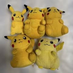 希少 TOMY 赤タグ含む ピカチュウ ぬいぐるみ 5点 初期 - メルカリ