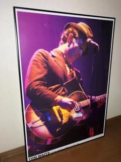ヨーロッパ版☆ネオビンテージ！TOM WAITS トムウェイツ 額付 ポスター