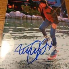 マイケル・J・フォックス 直筆サイン 8×10インチ オートグラフ - メルカリ