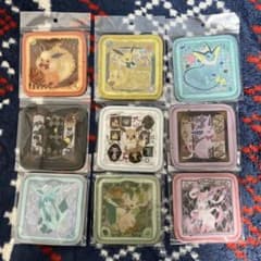 ポケセン Eevee Collection コースター9種セット - メルカリ