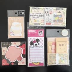 メモ帳 ふせんメモ セット まとめ売り ディズニー すみっこぐらし