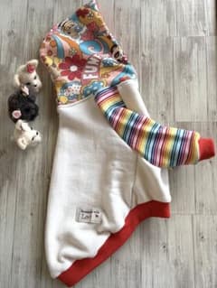 犬服 ラグラン フード(LL) ꒡̈⃝Lily꒡̈⃝ハンドメイド - メルカリ