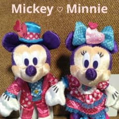 ♡ぬいぐるみバッジ♡ぬいば♡パルパルーザ ミニパル ミッキー＆ミニー