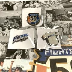 日本ハムファイターズ 50周年記念ピンバッジ - メルカリ