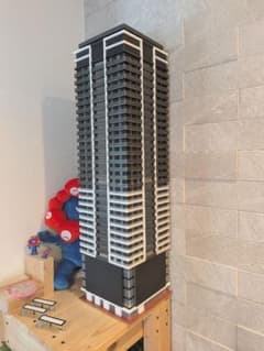 Nゲージ］現代マンション登場！ | 仙カタの模型製作日誌 受注生産 N