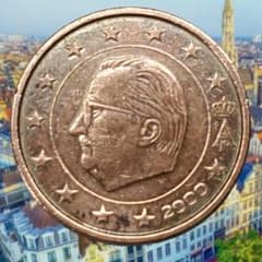 レアベルギー2 ユーロ セント2000年ミレニアムアルベール2世 - メルカリ