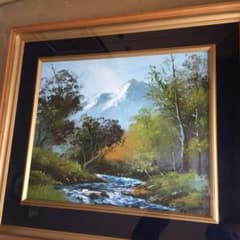 0926 永田金吾 『 鶴見岳 』岐阜県出身 應美会顧問、元 中部一線美術会