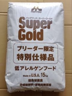 森乳 スーパーゴールド フィッシュ&ポテト 子犬成犬用15kg ブリーダー