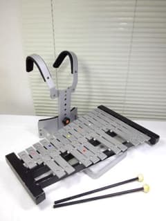 マーチンググロッケン 鉄琴 スズキMG-25L 小中学用ホルダー 子供用