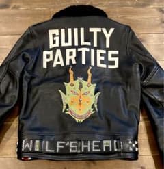 美品 極小ロット ウルフズヘッド ワコマリア スタッズベルト付属