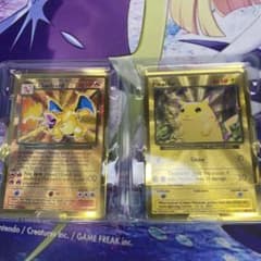 極美品25th メタル リザードン ピカチュウ ゴールドカードセット