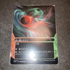 燃え柳の木立ち ボーダーレスnon foil 1枚 日本語 MTG - メルカリ