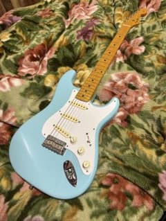 Fender Japan ストラトキャスター 水色 sonic blue - メルカリ