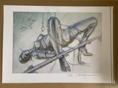 空山基HAJIME SORAYAMA ロボット版画 直筆サイン入り - メルカリ