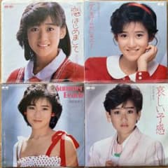 美品❗️伝説のアイドル、岡田有希子 EPレコード4枚❗️3枚がハード