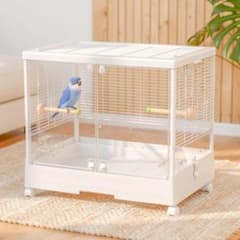 Ruexue 鳥かご 大型 バードケージ 65cm幅 ホワイト - メルカリ