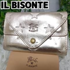 IL BISONTE 財布 プラチナ 日本限定 スター イルビゾンテ ゴールド