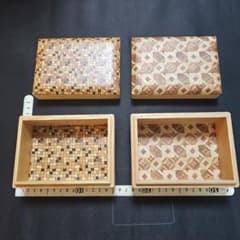 値下げ】大田木工 OTA MOKKO 箱根寄木細工 木製箱 2セット - メルカリ