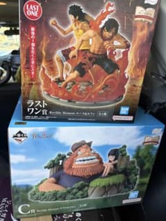 一番くじ フィギュア ワンピース C賞 ロビン ラストワン賞 エース