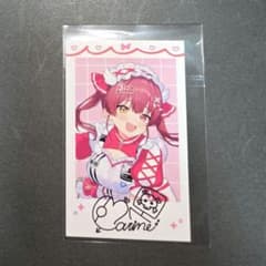 ホロライブ 3期生 1stEPきゅるるん大作戦 マリン チェキ風カード 特典