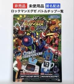 未使用品】ロックマンエグゼ アクセス バトルチップ一覧⭐︎非売品