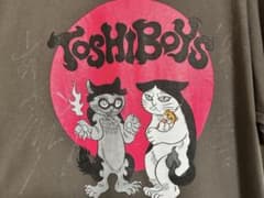 TOSHIBOYS都市ボーイズ×石黒亜矢子 コラボ ネコボーイズTシャツLサイズ