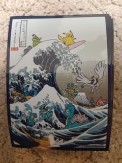 ポケモンカード デッキシールド スリーブ 浮世絵しろがね山日本語版