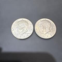 s*s様 アメリカ ハーフダラーケネディ硬貨2枚セットです - メルカリ