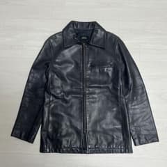 90s A.P.C アーペーセー レザージャケット 牛革 シングル フランス製