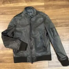 美品 theory セオリー シングルライダースジャケット 牛革 XXL