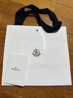 モンクレール ショッパー ショップ袋MONCLER ホワイト5枚セット 楽天