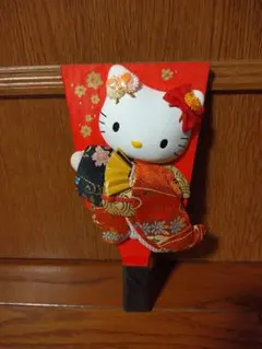 ハローキティ】正月お飾り 羽子板 ぬいぐるみ【希少】 激レアサンリオ