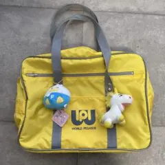 ワッぺ イエロー 黄色 旧型 ワールドペガサス スクバ スクールバッグ