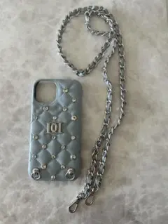 ダーリッチ Darich ストーンロゴキルティングiPhoneケース 15プロ 2025