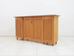 北欧 デンマーク製 サイドボード ビーチ無垢材 キャビネット検skovby