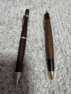 459ペン工房翌檜 デザートアイアンウッド瘤杢 木軸シャーペン