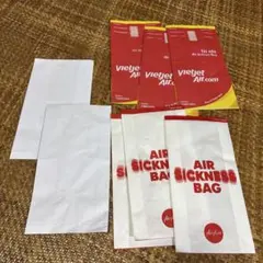 北朝鮮Tシャツ高麗航空エチケット袋・新聞