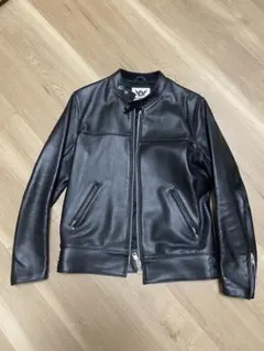 希少・極美品】666 シングルライダース 旧ロゴ 英国製 38 ブラック