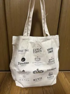 TKSオリジナル スクラッチロゴ入りリボントート バック TM NETWORK