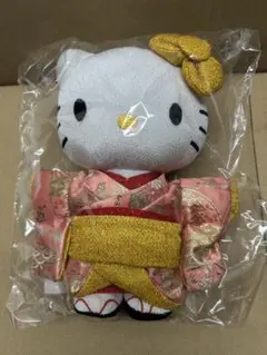 激レア 希少】Sanrio ハローキティ 着物 振り袖 ぬいぐるみ 2025年最新