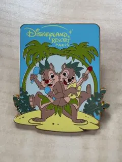 パリディズニー LE400 チップとデール ピントレタイム ピンバッジ