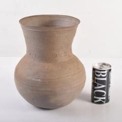 朝鮮美術須恵器新羅土器新羅無細土持ち手付壷V8924